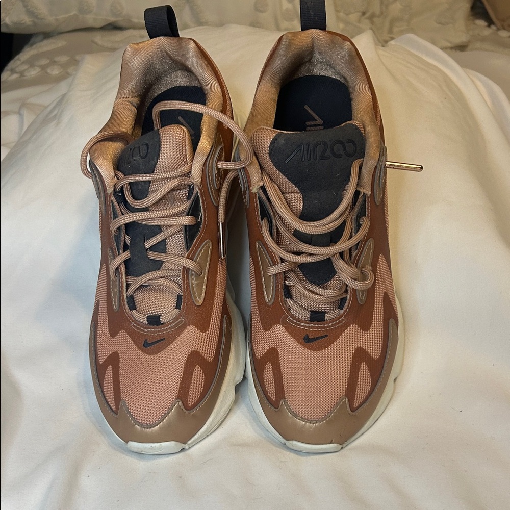 Nike Air 200 Sneakers in Tan and Black